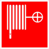 Знак F 02, самокл. 200х200 мм., Пожарный кран - ПОЖАРНАЯ БЕЗОПАСНОСТЬ
